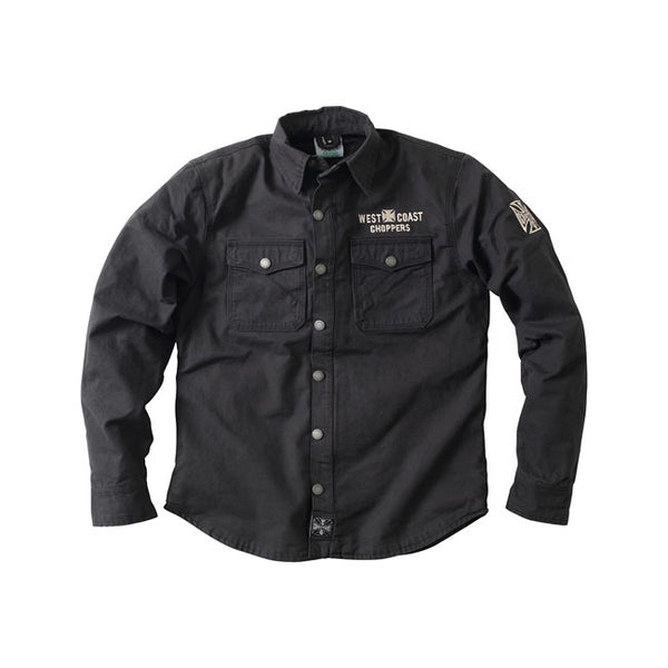West Coast Choppers Camisa forjada para montar en moto