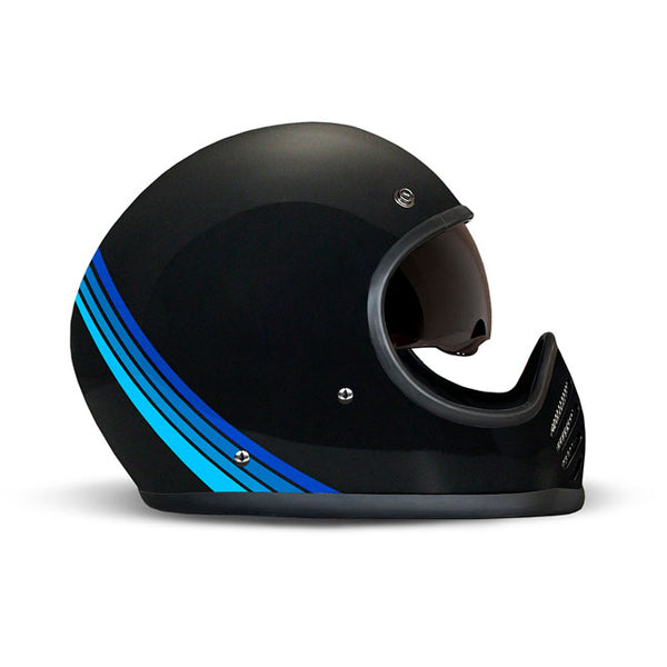 DMD Casco de moto Seventyseven Retro MX