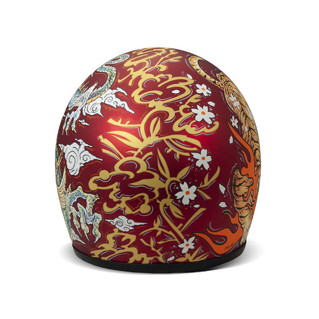 DMD Casco de moto Seventyseven Retro MX
