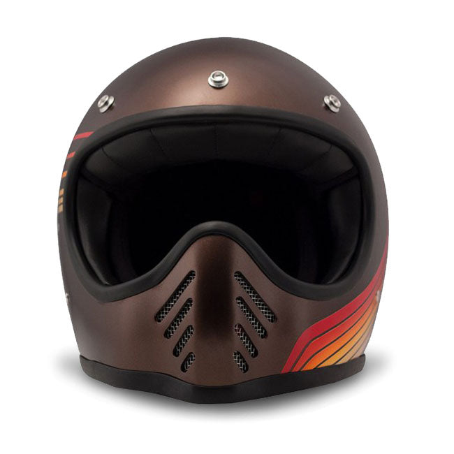 DMD Casco de moto Seventyseven Retro MX