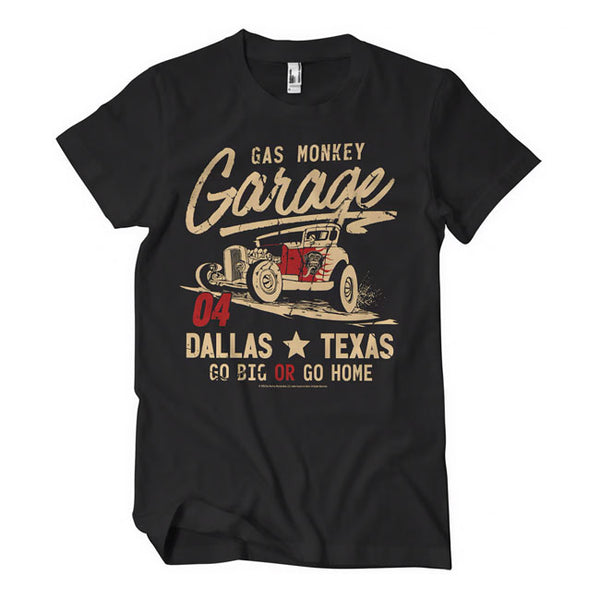 Camiseta Gas Monkey Garage Go Big or Go Home