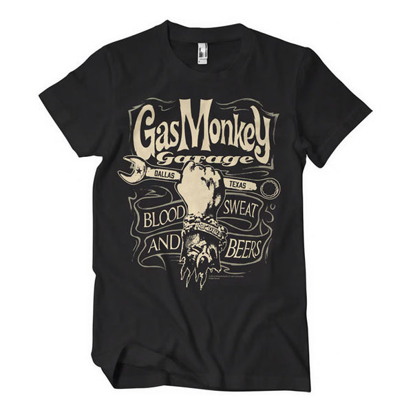 Camiseta Gas Monkey Garage Wrench Label