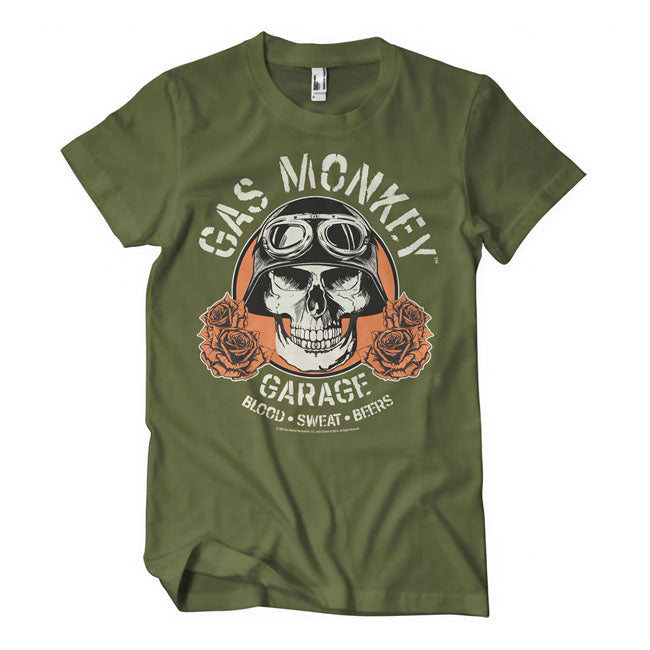 Camiseta Gas Monkey Garage Skull
