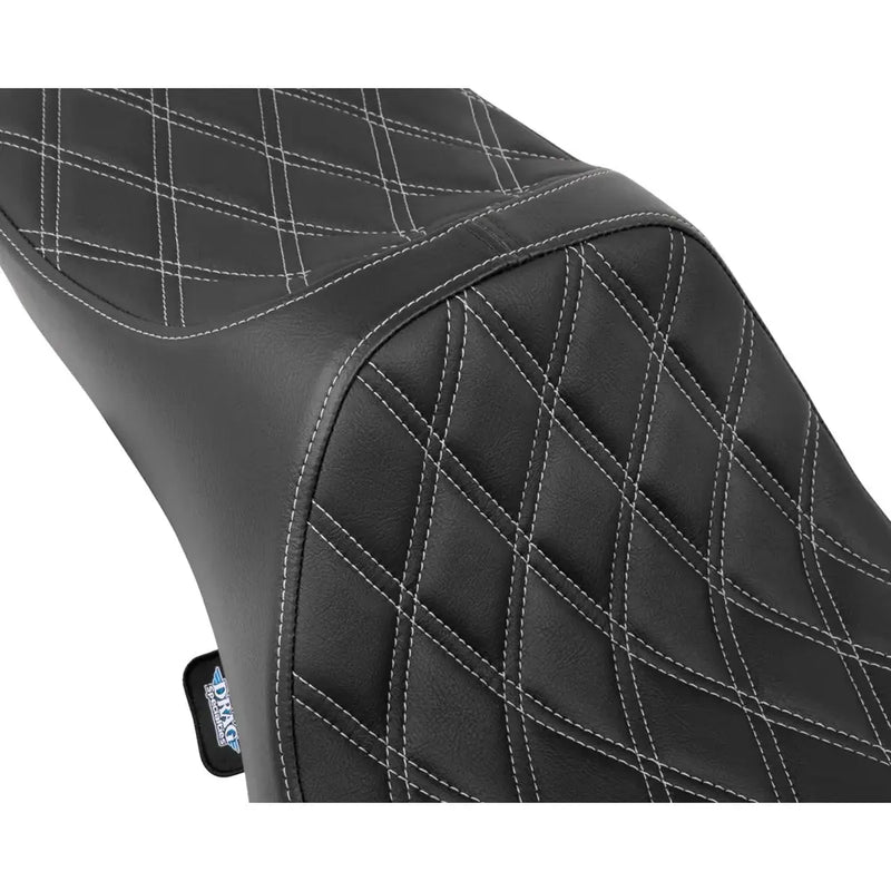 Drag Specialties Asiento Predator III 2-Up Extended Reach para Harley