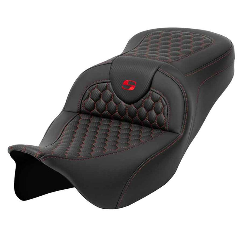 Saddlemen Roadsofa Asiento de nido de abeja para Harley
