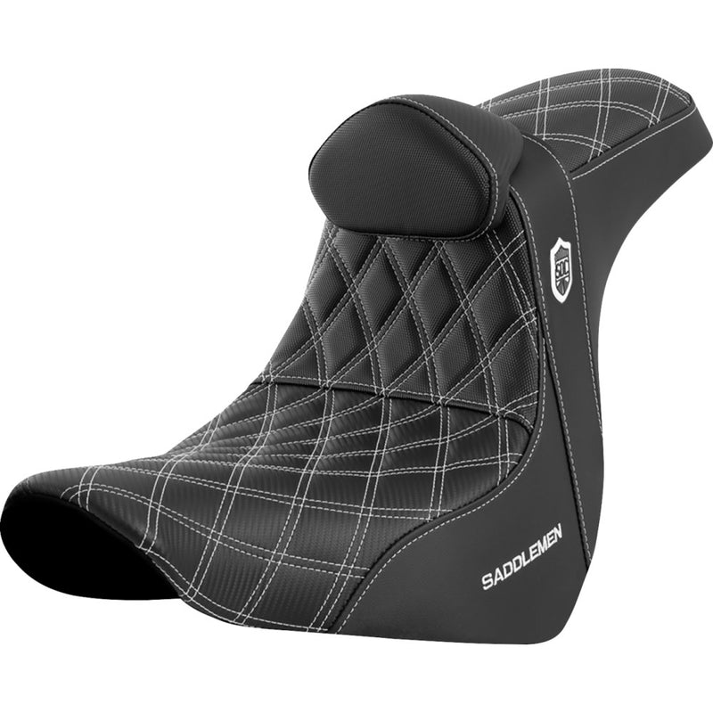 Saddlemen Asiento Pro SDC Performance Gripper Lattice Stitch para Harley