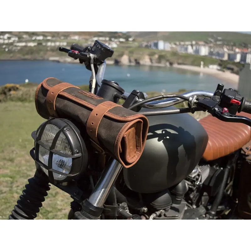 Longride Bolsa de herramientas clásica cuadrada para motocicleta