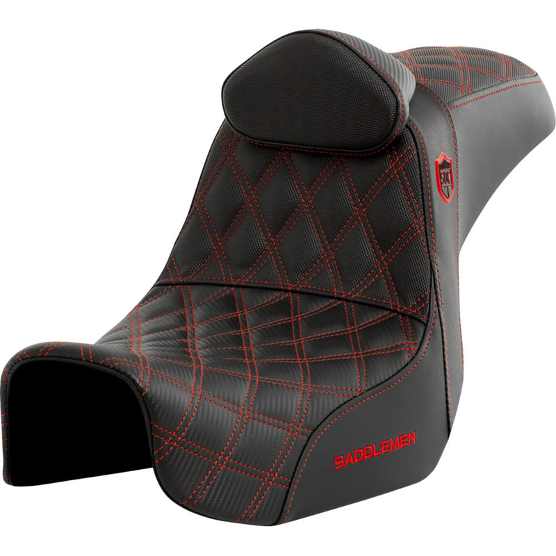 Saddlemen Asiento Pro SDC Performance Gripper Lattice Stitch para Harley
