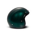 DMD Casco de moto abierto retro metalizado