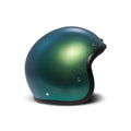 DMD Casco de moto abierto retro metalizado