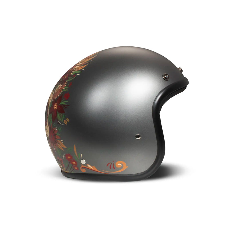 DMD Casco de Moto Retro Graphic Open