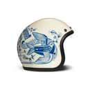 DMD Casco de Moto Retro Graphic Open