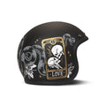 DMD Casco de Moto Retro Graphic Open
