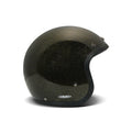 DMD Casco de moto abierto retro metalizado