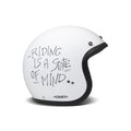 DMD Casco de Moto Retro Graphic Open