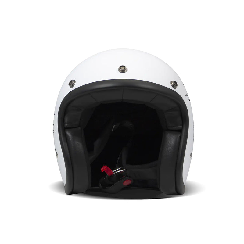 DMD Casco de Moto Retro Graphic Open