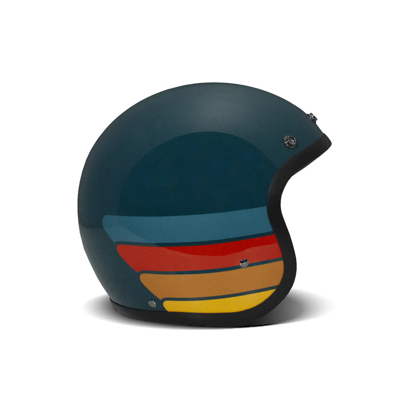 DMD Casco de moto abierto Retro Custom