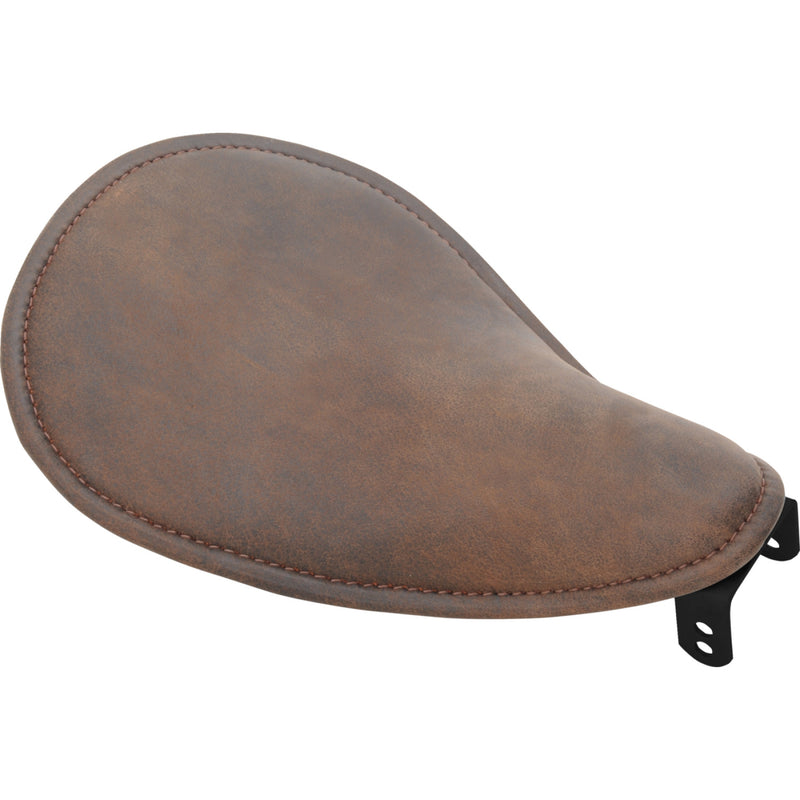 Drag Specialties Asiento individual para motocicleta pequeño y de perfil bajo con muelles