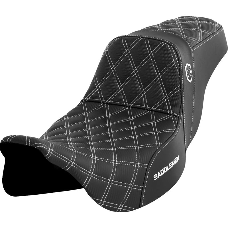 Saddlemen Asiento Pro SDC Performance Gripper Lattice Stitch para Harley