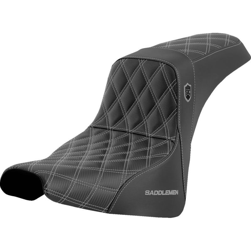 Saddlemen Asiento Pro SDC Performance Gripper Lattice Stitch para Harley