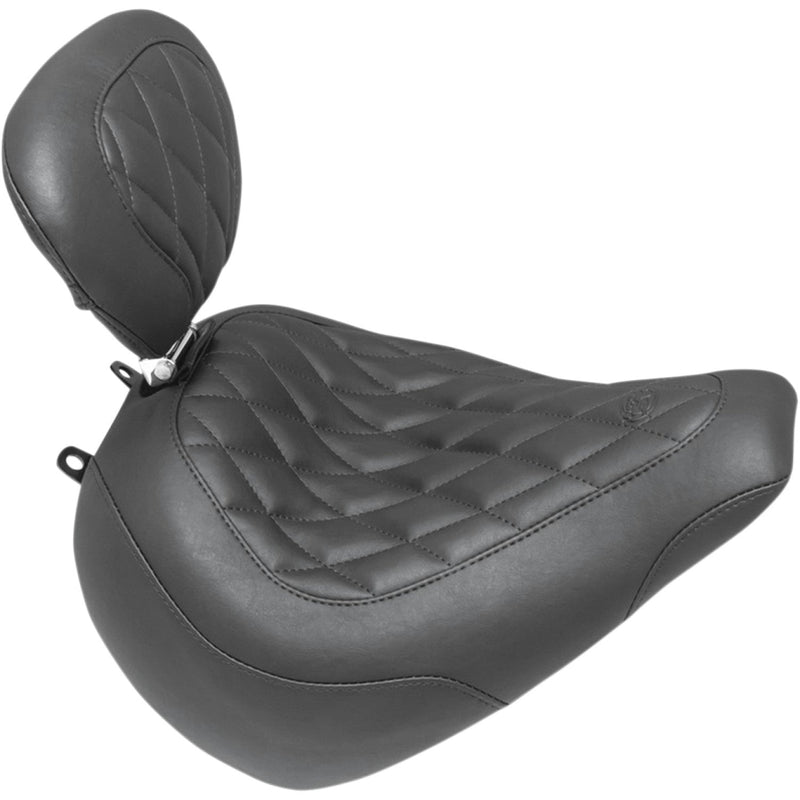 Mustang Asiento individual ancho Tripper para Harley