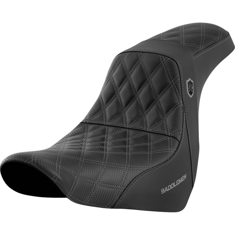Saddlemen Asiento Pro SDC Performance Gripper Lattice Stitch para Harley