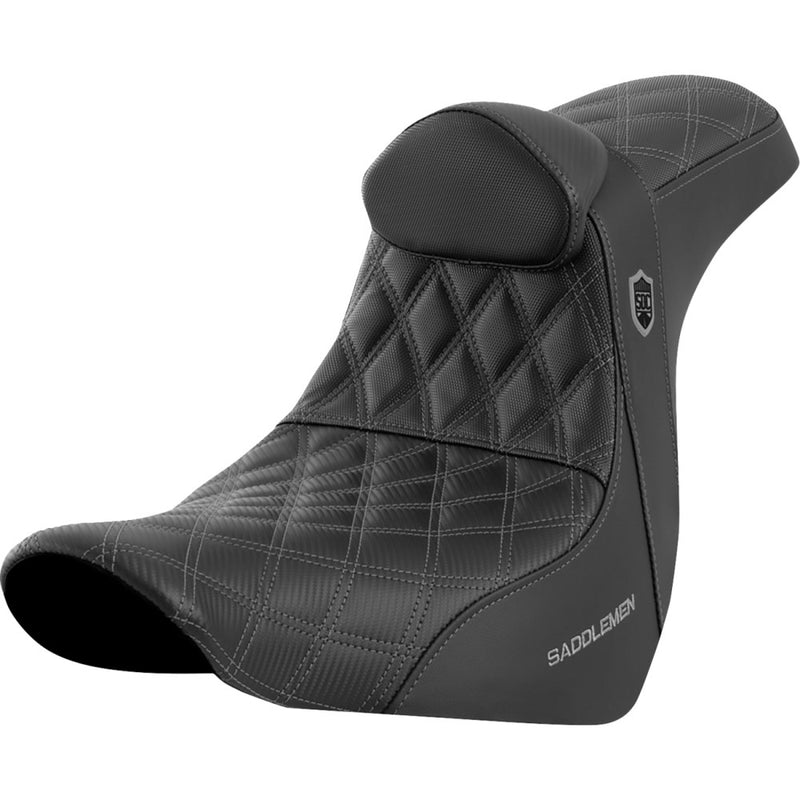Saddlemen Asiento Pro SDC Performance Gripper Lattice Stitch para Harley