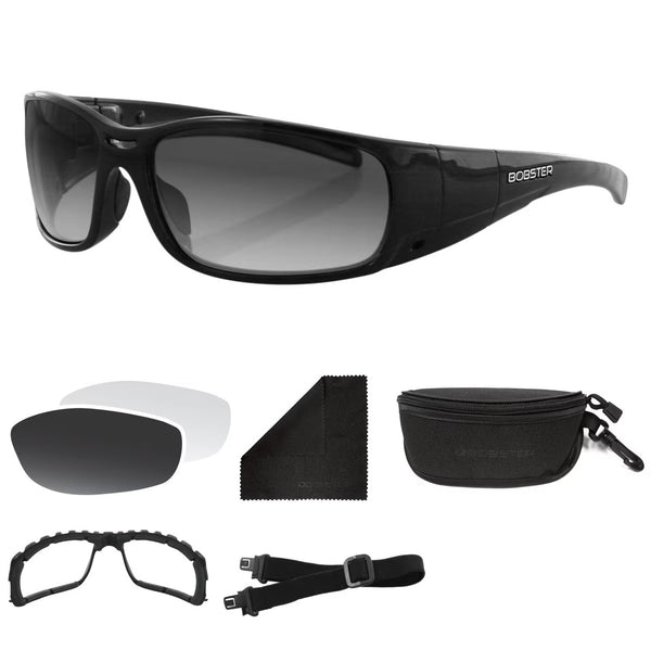 Bobster Gafas de moto convertibles fotocromáticas Gunner