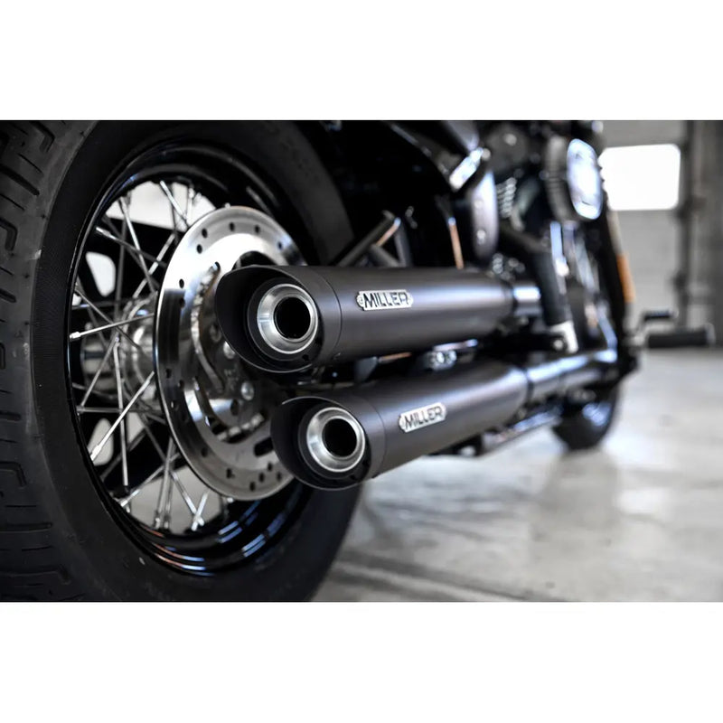 Silenciadores Miller Independence Euro 4 Slip-On para Harley