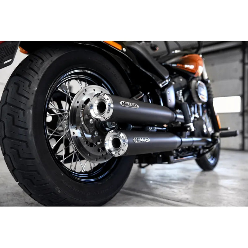 Silenciadores Miller Independence Euro 4 Slip-On para Harley