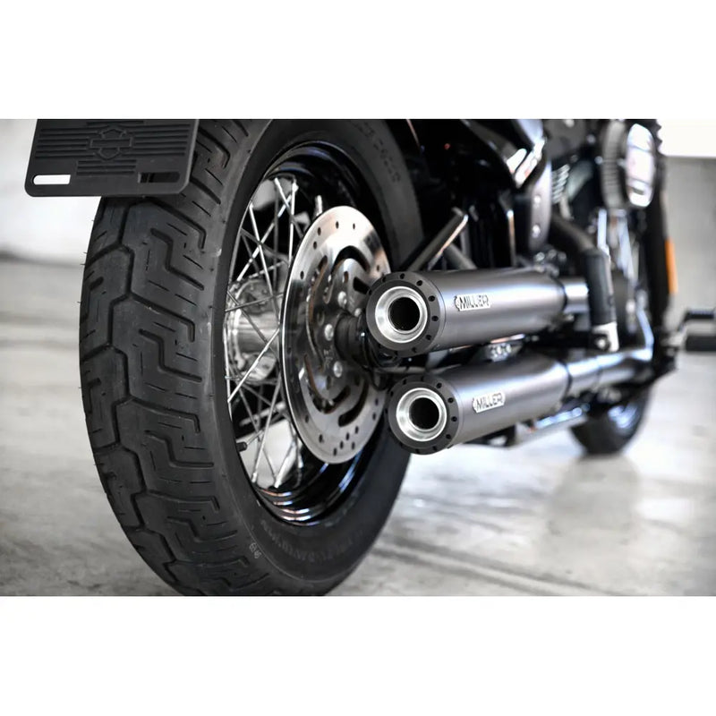 Silenciadores Miller Independence Euro 4 Slip-On para Harley