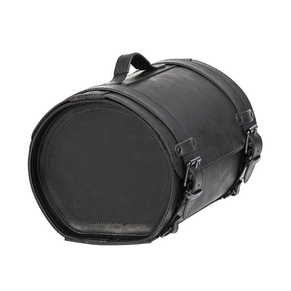 Ledrie Maleta universal de cuero para motocicleta