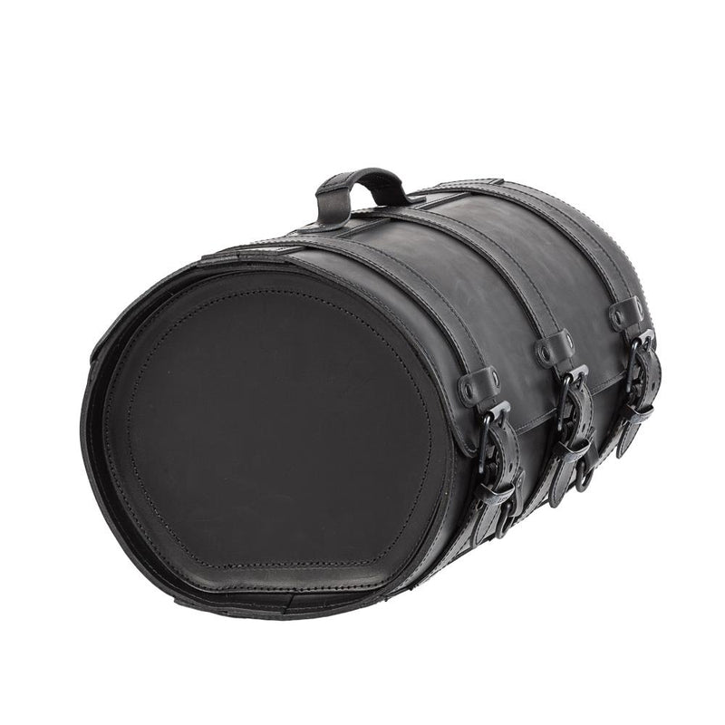 Ledrie Maleta universal de cuero para motocicleta