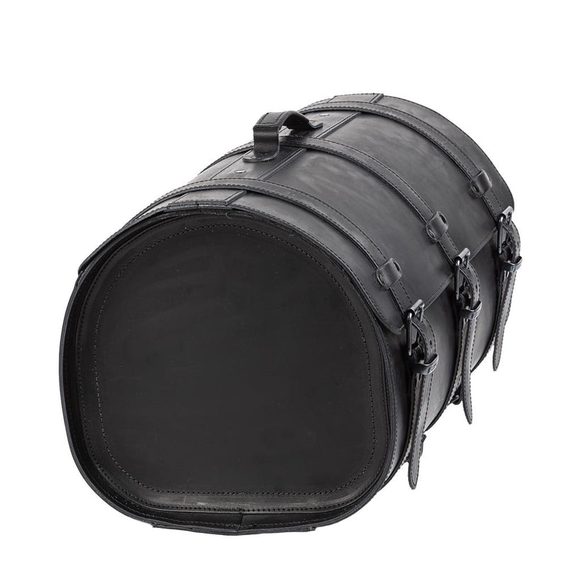 Ledrie Maleta universal de cuero para motocicleta