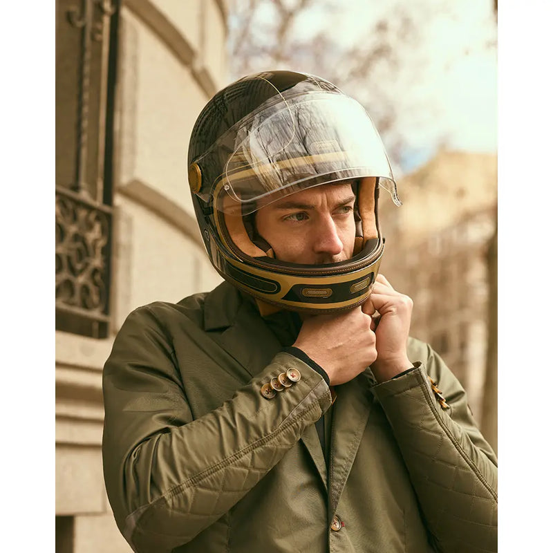 By City Casco de moto integral Roadster III Carbon