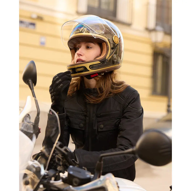 By City Casco de moto integral Roadster III Carbon