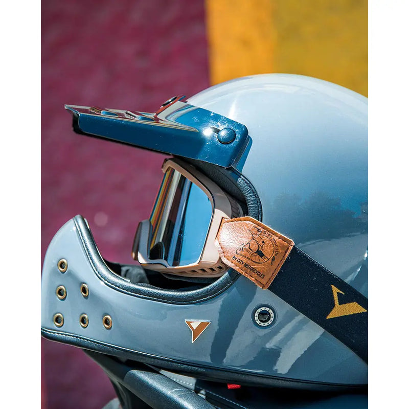 By City Casco de moto de motocross The Rock Retro