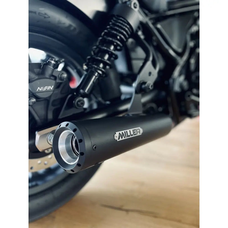 Silenciador Miller Custom Euro 4/5 Slip-On para Honda