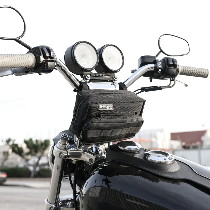Bolsa para manillar de motocicleta Thrashin Supply Plus