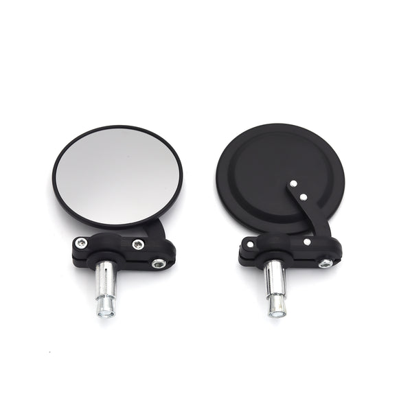 SMP Speedster Motocicleta In-Bar Espejo Set Negro