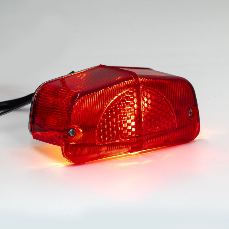 Luz trasera cromada para motocicleta SMP Lucas Classic