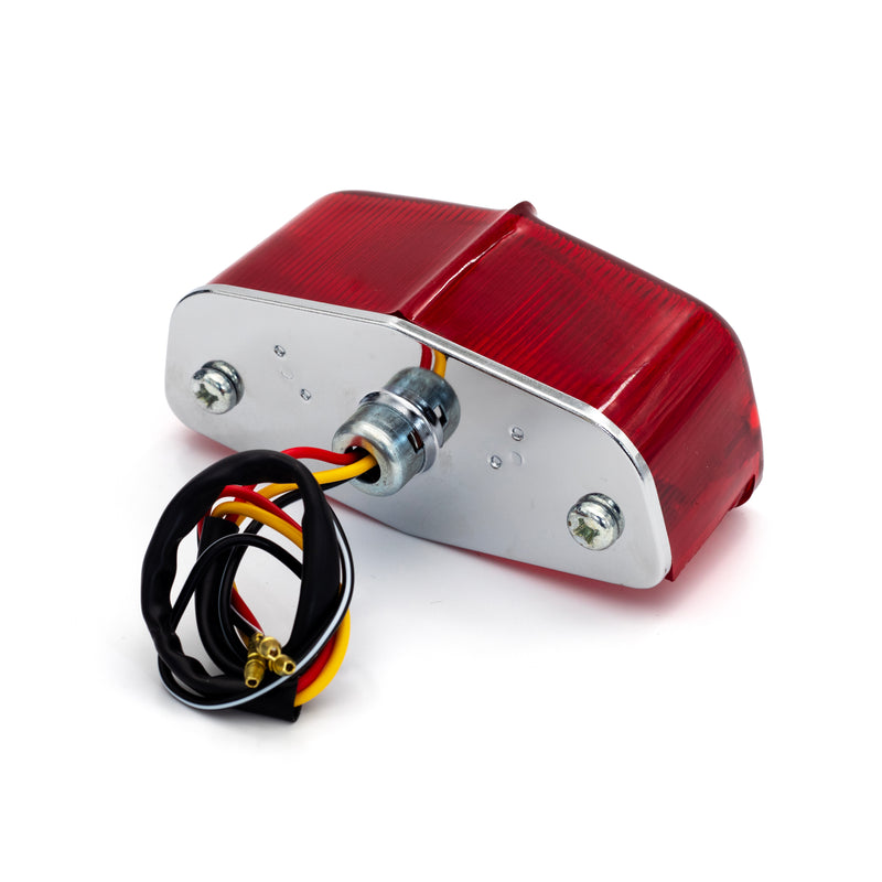 Luz trasera cromada para motocicleta SMP Lucas Classic