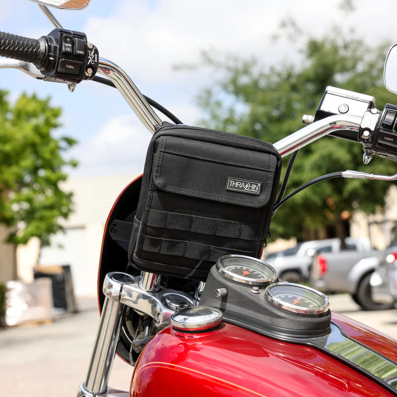 Bolsa para manillar de motocicleta Thrashin Supply Slim