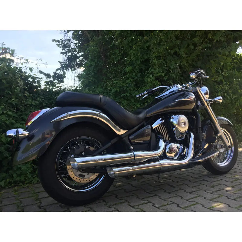 Silenciadores Miller Challenger Euro 3 Slip-On para Kawasaki