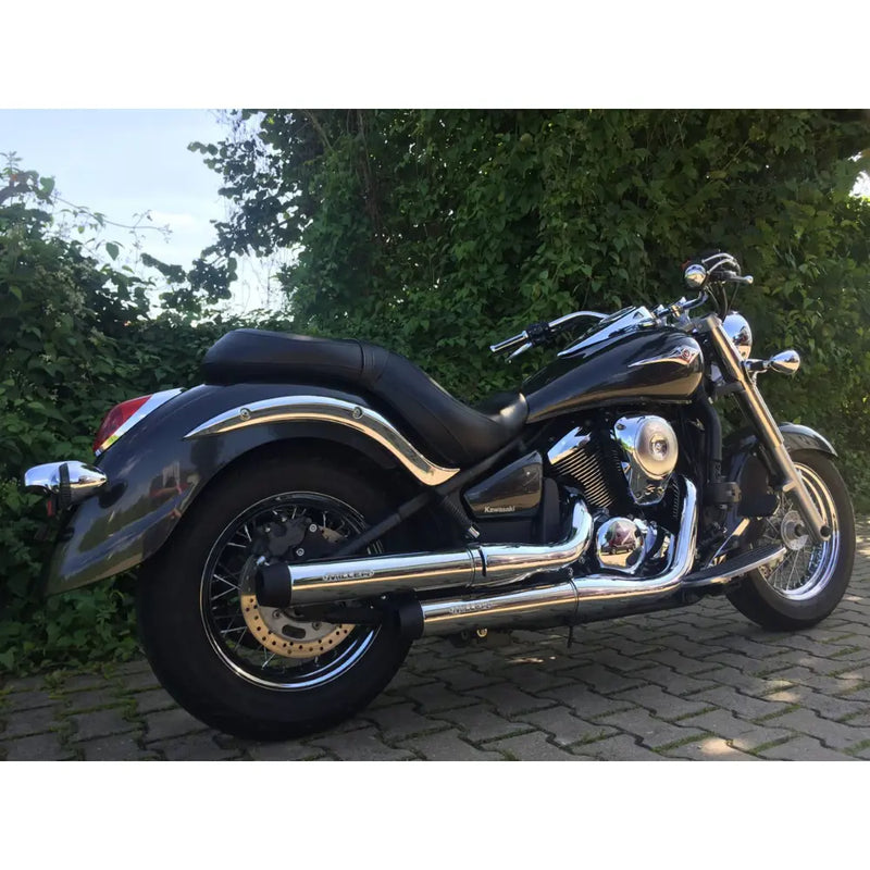 Silenciadores Miller Challenger Euro 3 Slip-On para Kawasaki