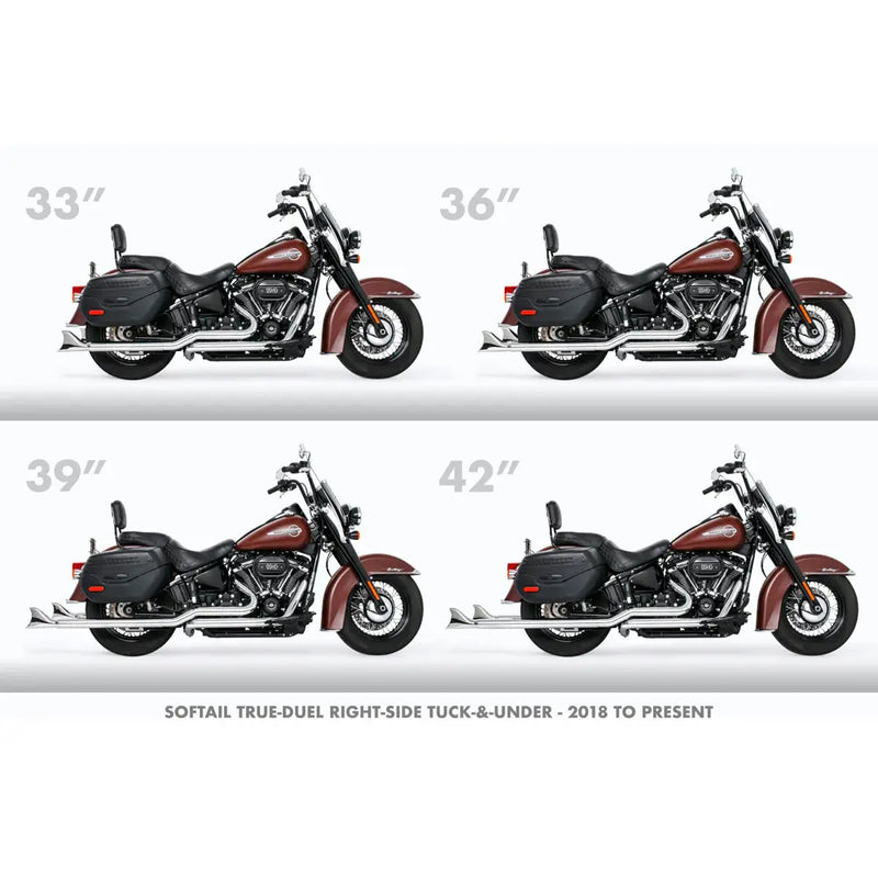 Freedom Performance Thorcat EC Approved Sharktail True Duals Escape para Harley