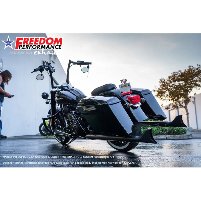 Freedom Performance Thorcat EC Approved Sharktail True Duals Escape para Harley