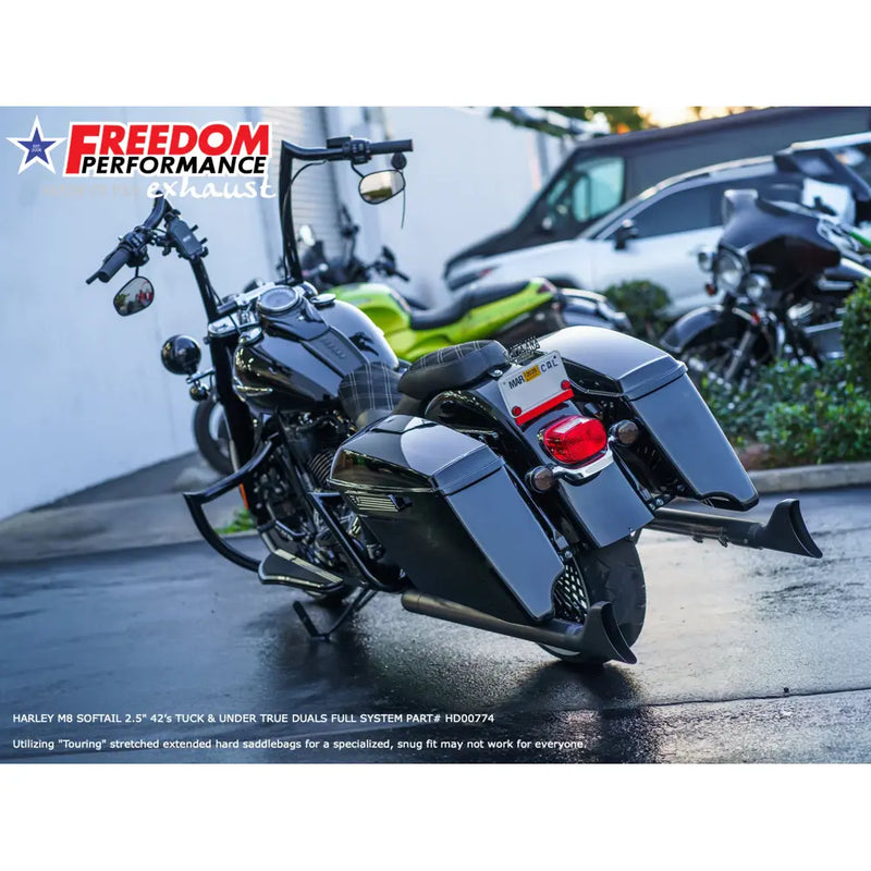 Freedom Performance Thorcat EC Approved Sharktail True Duals Escape para Harley