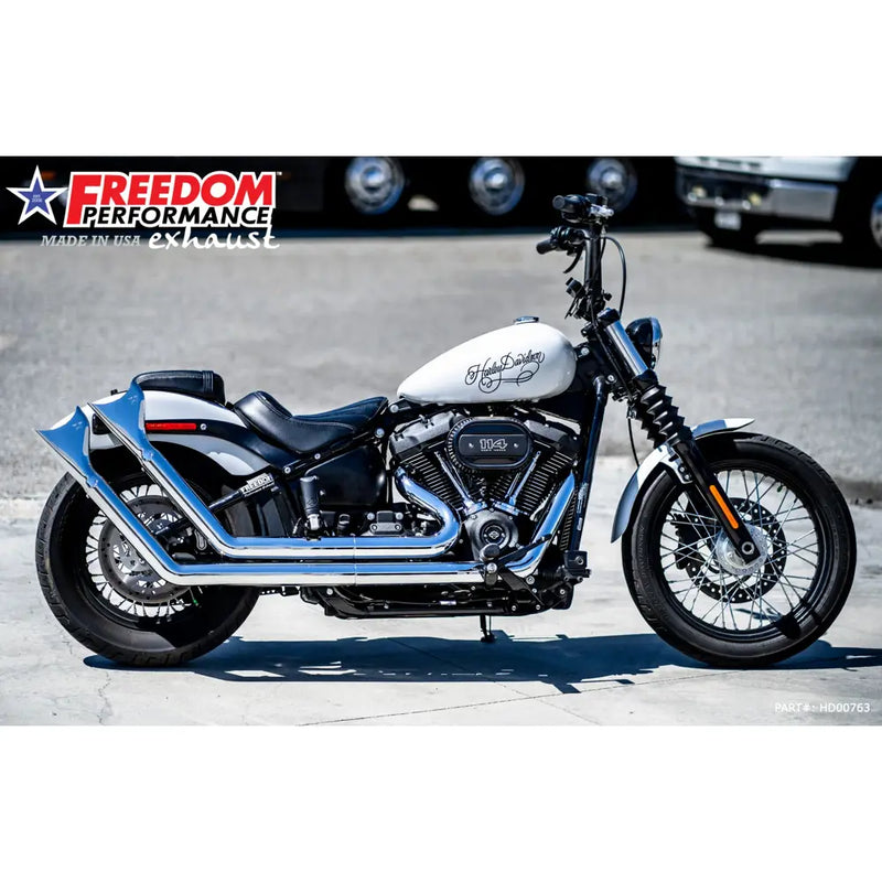 Freedom Performance Thorcat EC Approved Upsweep Sharktail Escape para Harley