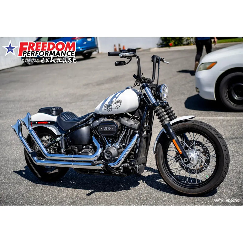 Freedom Performance Thorcat EC Approved Upsweep Sharktail Escape para Harley